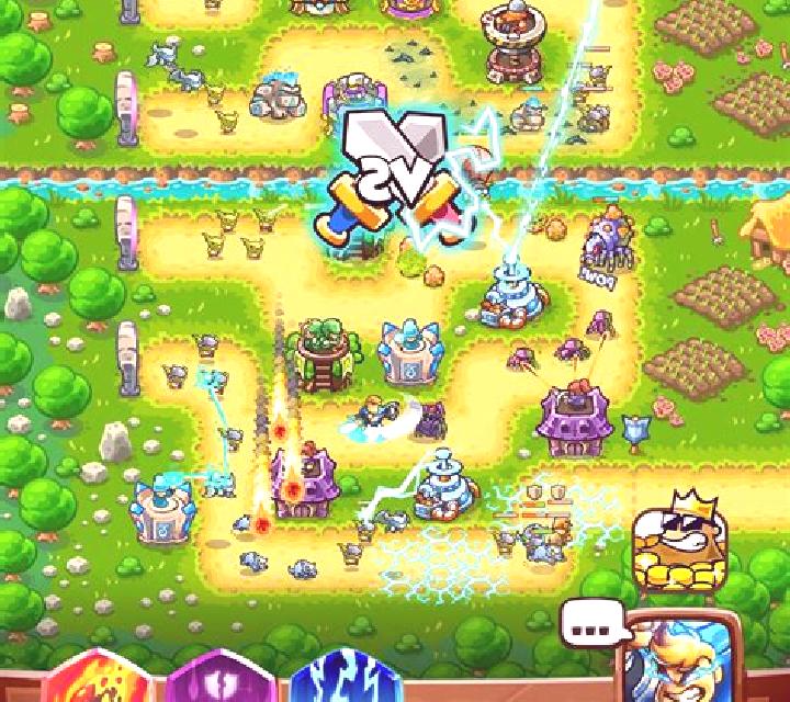 Tower Rush crash game gameplay screen