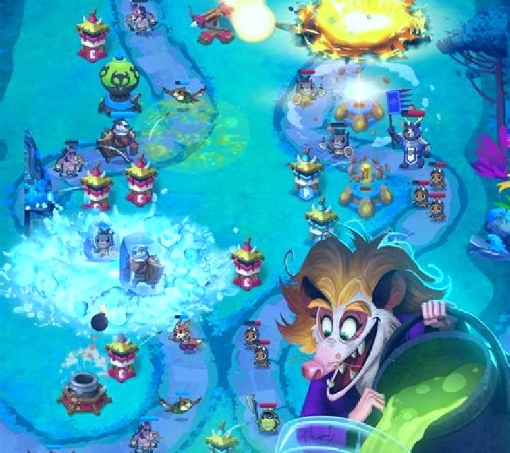 Tower Rush Galaxsys gameplay screenshot